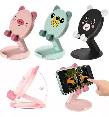soporte apoya celular tablet de mesa plegable animales soporte apoya celular tablet de mesa plegable animales
